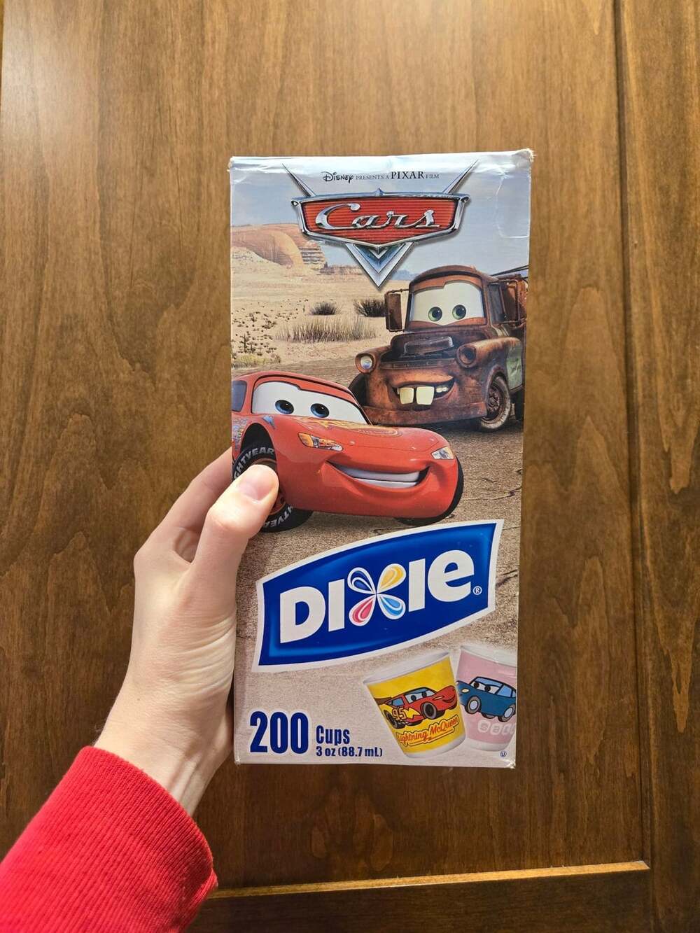 Dixie Disney Pixar Cars 2006 3 oz Cups